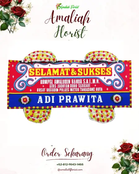 Papan Bunga Ucapan Selamat Tales